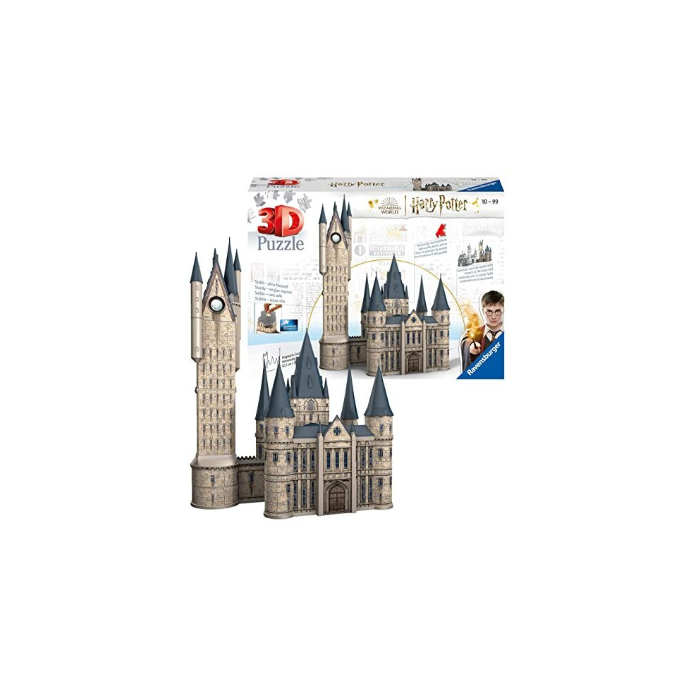 Ravensburger Harry Potter 3D Jigsaw Puzzles For Kids And Adults Age 10 Years Up - Hogwarts Astronomy Tower - 540 Pieces - No Glue Required