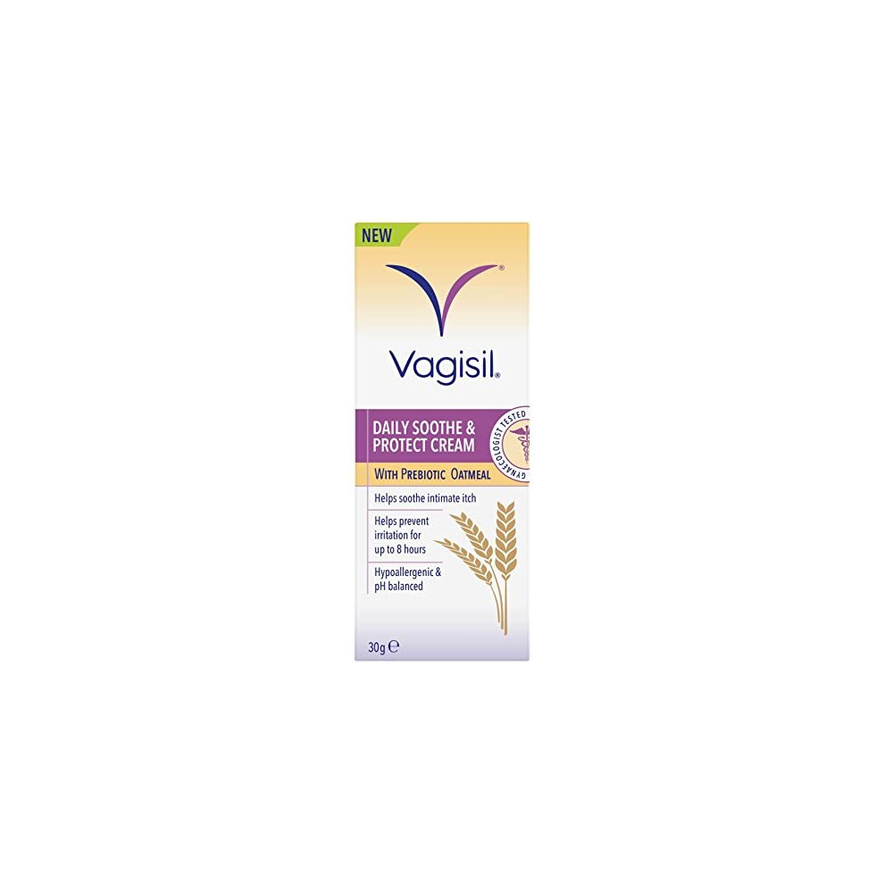 Vagisil Daily Soothe & Protect For Women & Sensitive Skin, 30G Cream