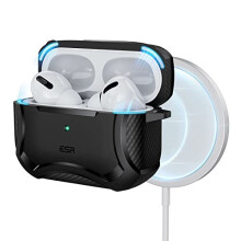 ESR Cyber Armor Tough Case with HaloLock Compatible with AirPods Pro (2nd Generation/1st Generation), MagSafe Ready, Powerful Drop Protection,