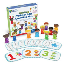 Learning Resources Skill Builders Peuter 1-10 tellen Kinderen Educatief Speelgoed voor 18 Maanden Peuter Activiteiten Kleur Onderwijs Speelgoed 20 Stu
