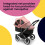 Bugaboo Bugaboo Donkey Breezy Sun Canopy, Extendable for Extra Coverage and Optimal Sun Protection, Water Repellent, Compatible with All Bugaboo Donkey 5