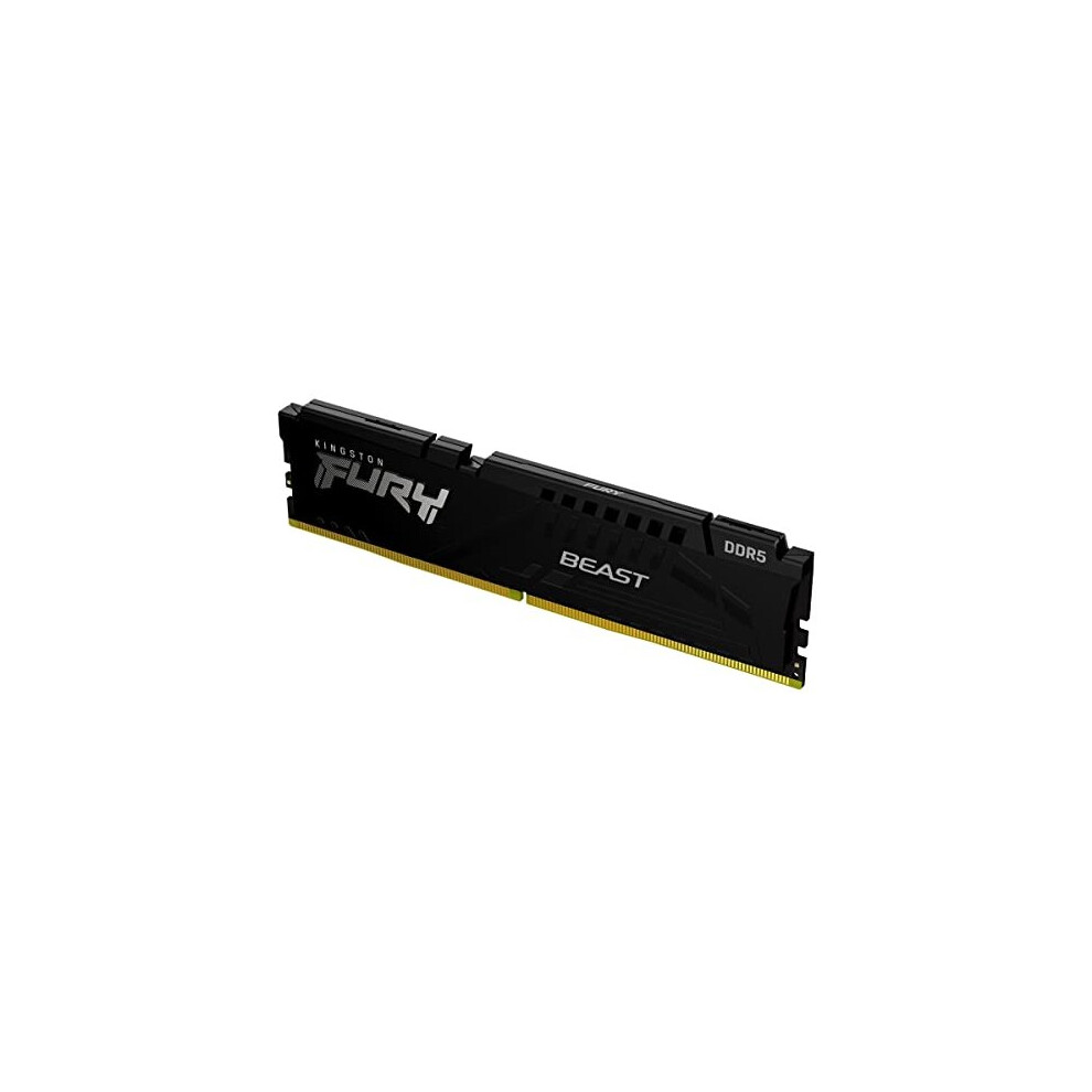 Kingston FURY Beast DDR5 32GB 4800MT/s DDR5 CL38 DIMM Desktop Gaming Memory Single Module - KF548C38BB-32