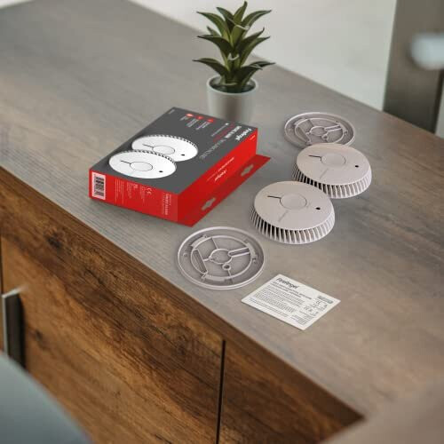 Fireangel FireAngel Optical Smoke Alarm with 5 Year Replaceable Batteries, FA6615-R-T2 (ST-625 replacement, new gen) - Twin Pack 1