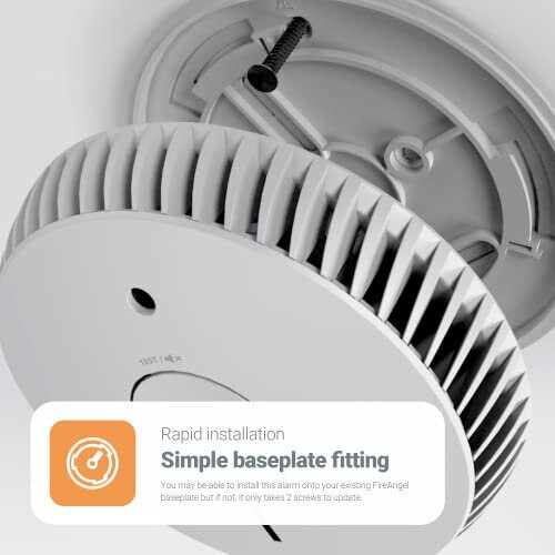 Fireangel FireAngel Optical Smoke Alarm with 5 Year Replaceable Batteries, FA6615-R-T2 (ST-625 replacement, new gen) - Twin Pack 2