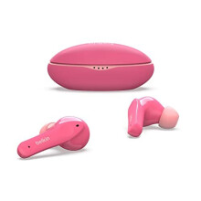 Belkin SOUNDFORM Nano, True Wireless Earbuds for Kids, 85dB Limit for Ear Protection, Online Learning, School, IPX5 Certified, 24 H Play Time for