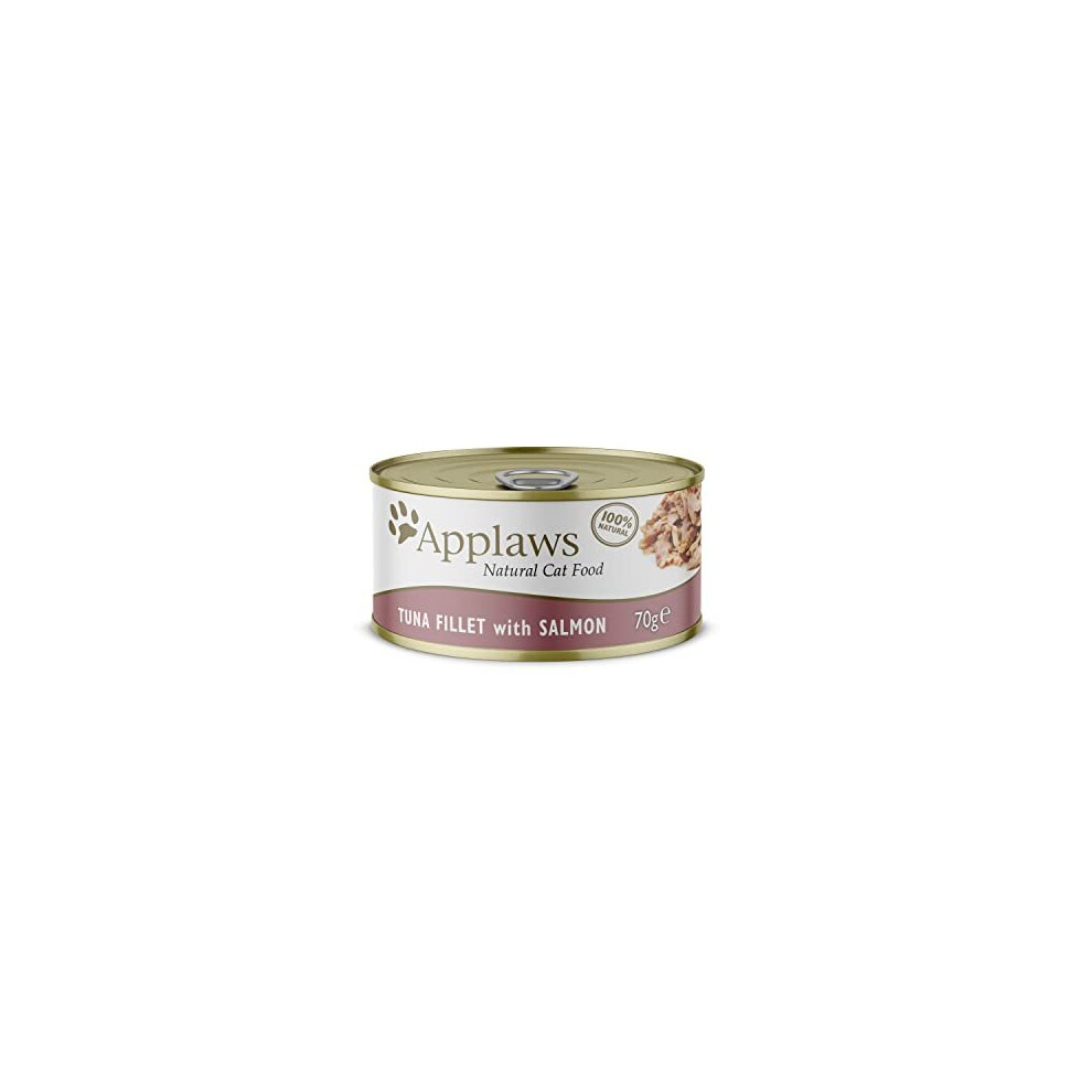 Applaws Adult Cat Cans Tuna/Fish In Broth 70G - Tuna Fillet With Salmon (24 X 70G) - Image 3