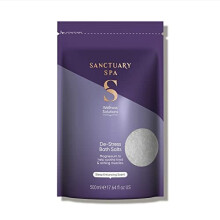 Sanctuary Spa De-Stress Epsom Bath Salts with Magnesium, No Mineral Oil, Cruelty Free & Vegan Bath Soak, 500g