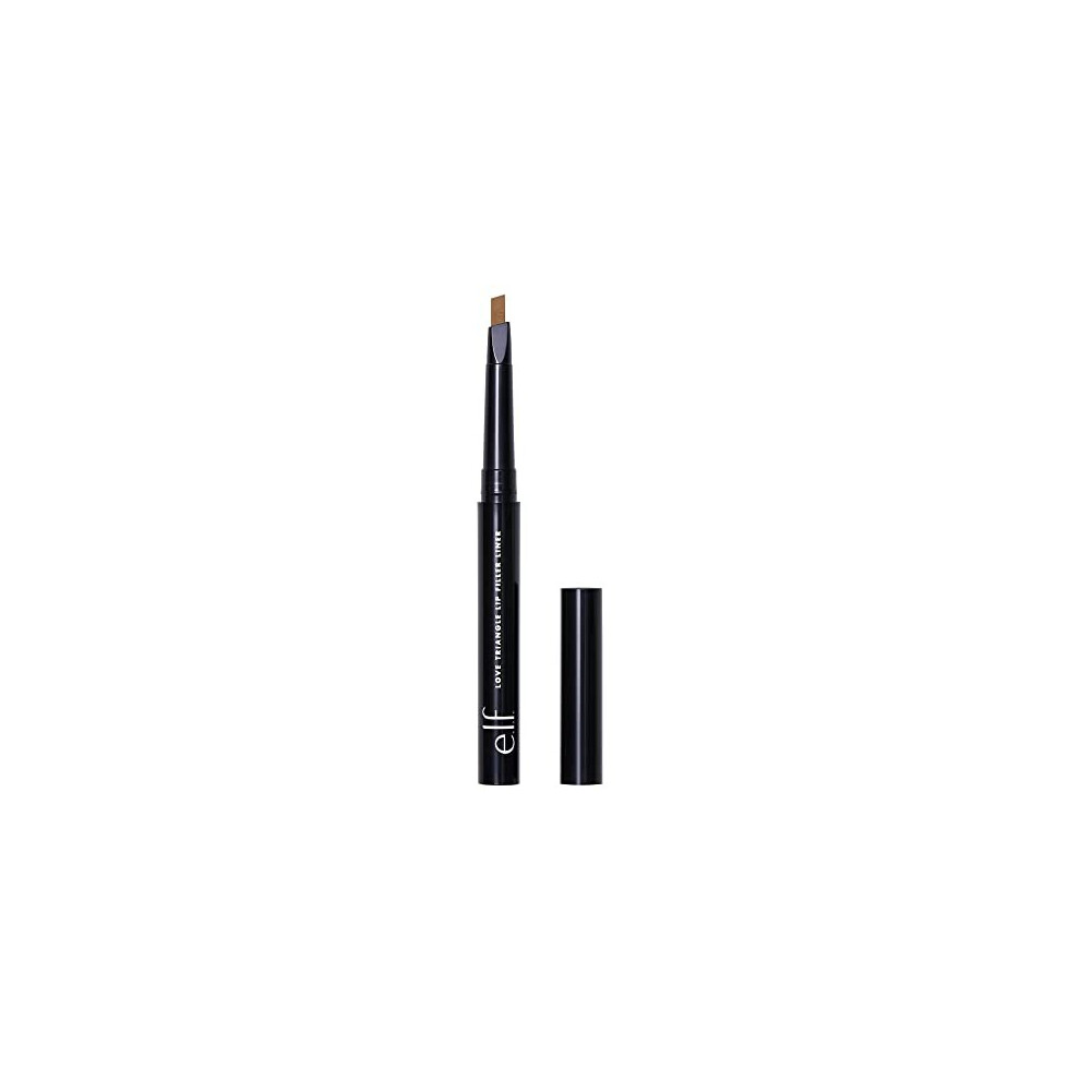 Photos - Lipstick & Lip Gloss ELF e.l.f. Love Triangle Lip Filler Liner, 2-in-1 Lip Liner Pencil For Sculpting & Filling, Long-Lasting Intense colour, Mauve