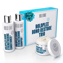 Boldplex 3, 4 & 5 Bond Restore Hair Treatment, Shampoo & Conditioner Trio Gift Set - Hydrating Protein Formula, Strengthens Dry & Damaged Hair,