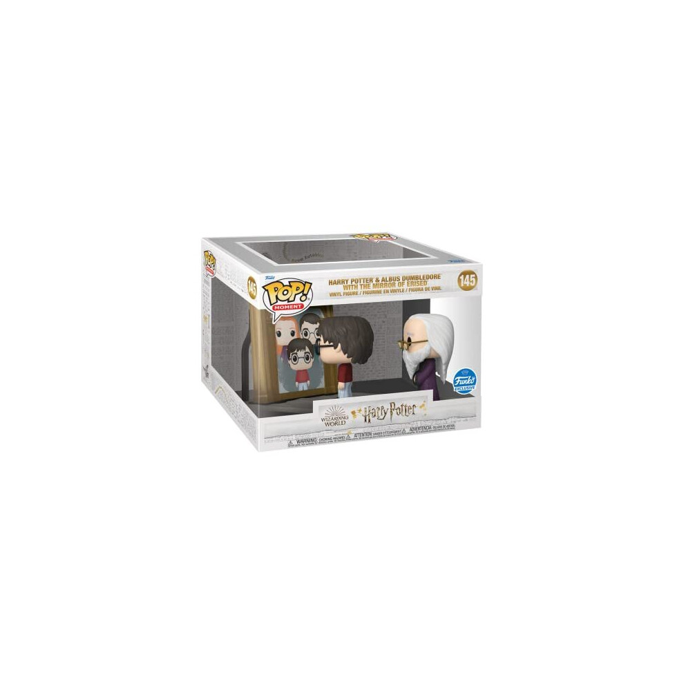 Funko Funko: Pop! Moment Harry Potter And Albus Dumbledore With The Mirror Erised, Grow Your Wizarding World Collection Today, Vinyl Collectible, Amazon