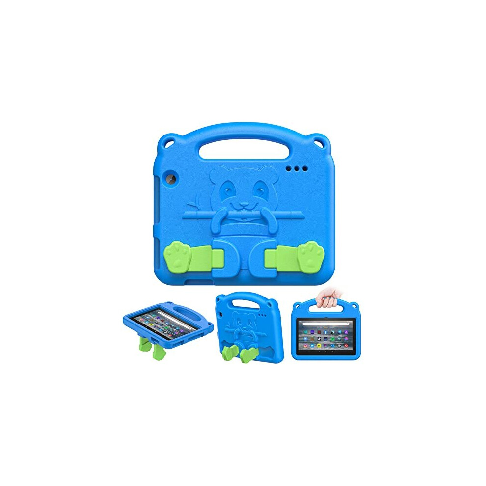 MoKo Case Fits with Amazon All-New Kindle Fire 7 Tablet (2022 Release-12th Generation) Latest Model 7&quot, Heavy Duty EVA Foam Kids-Friendly Cover
