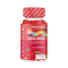 Kids Iron Gummies – Iron Supplement for Kids – Energy & Immune System – Vegan - 1 Month Supply - Kids Vitamins – 30 Chewable Kids Vitamins –