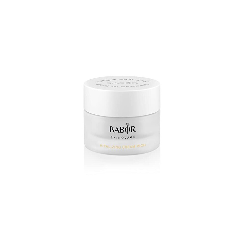 Babor Skinovage Rich Vitalising – Luxurious Face For Tired And Sallow Skin In Need Of Regeneration, Revitalising Moisturiser, 50 Ml Cream