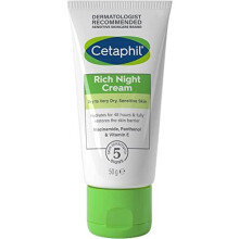 Cetaphil Rich Night Cream, 50g, For Dry To Very Dry, Sensitive Skin, With Niacinamide