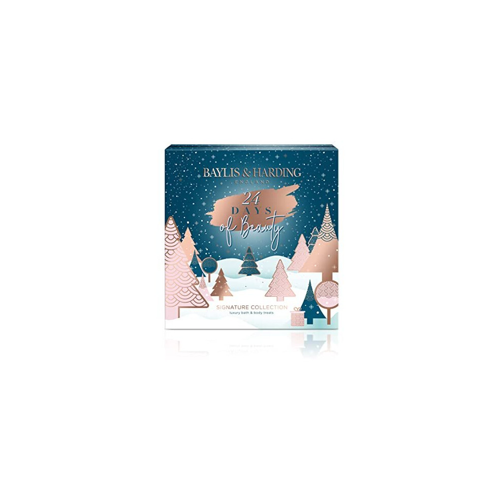 Baylis & Harding Jojoba, Vanilla & Almond Oil Luxury 24 days of Beauty Advent Calendar - Vegan Friendly