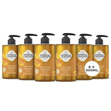 Imperial Leather Antibacterial Hand Wash -Refreshing Mandarin & Neroli Hand Wash with our Signature Oil Blend- Gentle Skin Care Bulk Buy (6 X 500ml)
