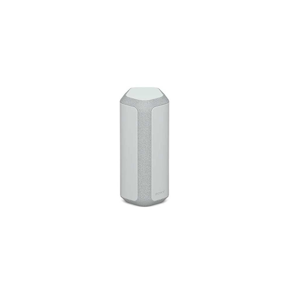 Sony SRS-XE300 - Portable wireless Bluetooth speaker with wide sound - waterproof, shockproof, 24 hours battery life and quick charging - Light Grey