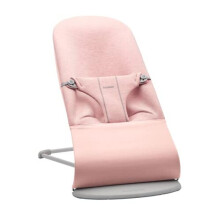 Babybjörn Transat Bliss Jersey 3D Rosa claro Estructura gris claro