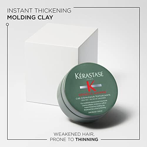 Kerastase Kérastase Genesis Homme, Instant Thickening Moulding Clay, For Weakened & Thinning Hair, Cire d'Épaisseur Texturisante, 75ml 1