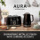 Breville Breville Aura 4 Slice Toaster | Touch Control Panel | Extra High Lift | Variable Width Slots | Shimmer Black [VTR019] 6