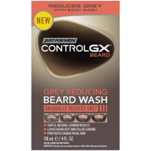 Just For Men Control GX Grey Reducing Beard Wash, for Subtle, Natural-Looking Results – All Shades, 118 ml, Packaging Can Vary