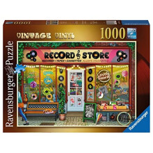 Ravensburger Vintage Vinyl 1000 Teile Puzzle für Erwachsene - 17307 - Jedes Teil ist einzigartig, Softclick Technologie