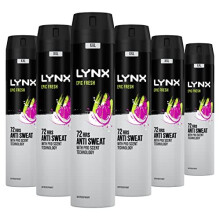 Lynx Epic Fresh 72-hour protection against odour and wetness Anti-perspirant Deodorant aerosol with a grapefruit & tropical pineapple scent 250 ml