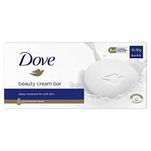 Dove Original Beauty Cream Bar 6 x 90g - Moisturising, Sulfate-free, Dermatologist-tested for softer, smoother skin