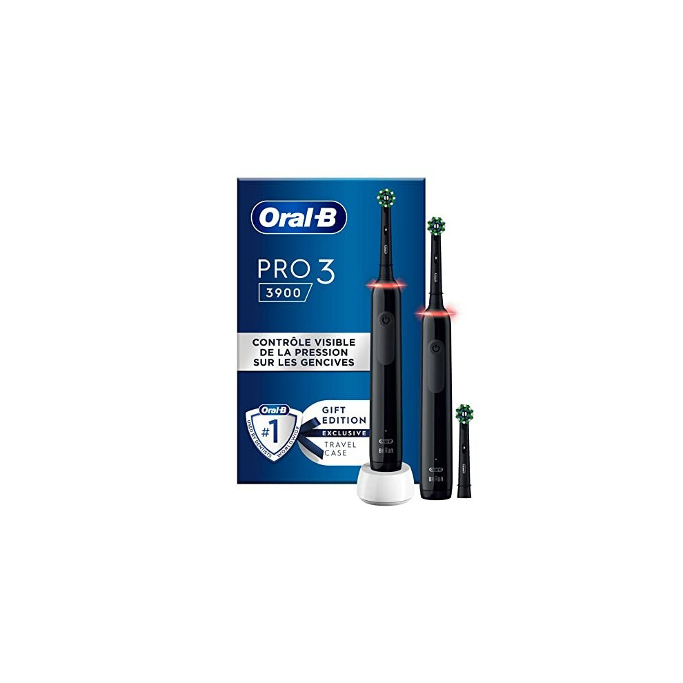 Oral-B Pro 3 3900 mit 2. Handstück JAS22 Black Edition