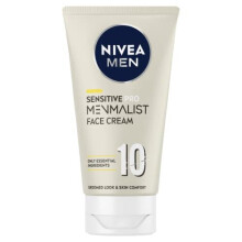 NIVEA MEN Sensitive Pro Menmalist Face Cream (75ml), 24H Moisturiser for Men, 10 Essential Ingredients to Soothe Skin, Gentle Men's Skin Care