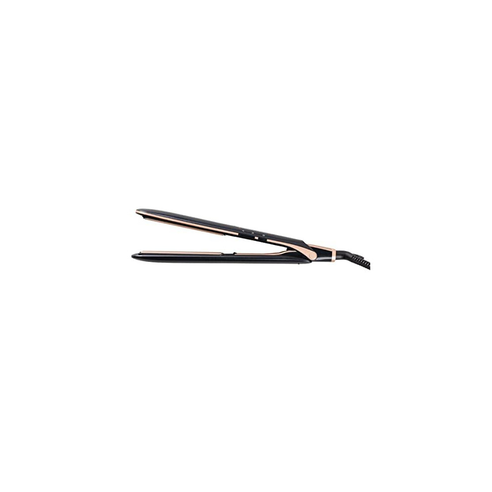 Nicky Clarke Frizz Control Premium Ceramic Straightener, NSS501 - Black/Rose Gold