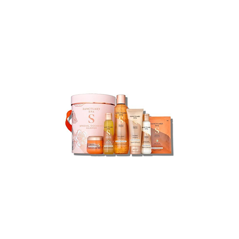 Sanctuary Spa Special Occasion Hamper gift Set 610 ml, Vegan Beauty gift, gifts For Women, gift For Her, Birthday gift