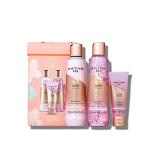 Sanctuary Spa Little Moments Gift Set 550 ml - Lily Rose Body Wash, Scrub & Lotion, Vegan, Cruelty-Free Gift for Women