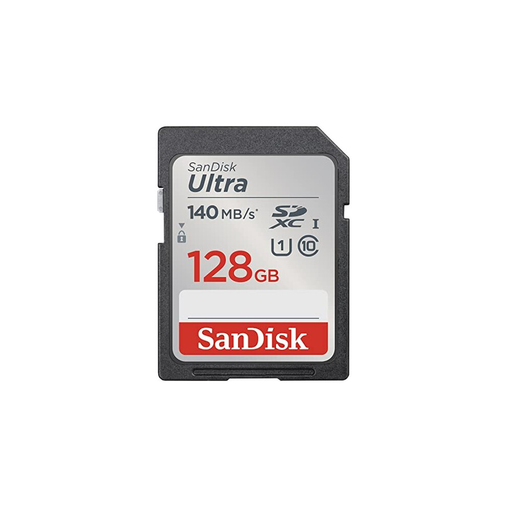 Sandisk 128Gb Ultra Sdxc Card Up To 140 Mb/S With A1 App Performance Uhs-I Class 10 U1