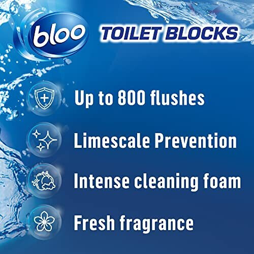 Bloo Bloo Toilet Blocks Limescale Prevention, Pack of 2 2