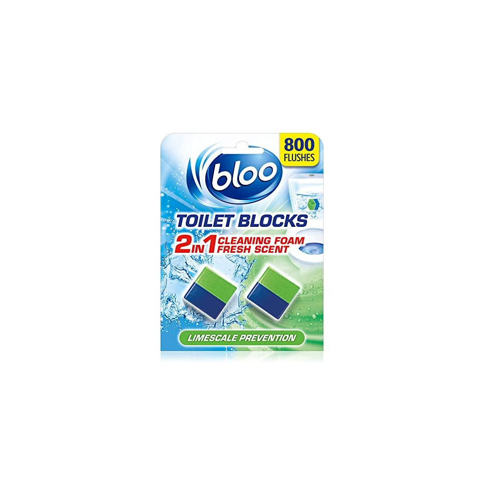 Bloo Toilet Blocks Limescale Prevention, Pack Of 2