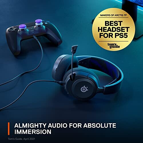 SteelSeries Cuffie con Microfono Gaming STEELSERIES Arctis Nova 1P Filo Multiplatforma Nero 2
