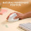 Logitech Ratón - Inalámbrico - Logitech - Elevación Ergonómica Vertical - Blanco - Diestro - Para Mac 4