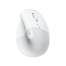 Mouse - Senza Fili - Logitech - Sollevatore Ergonomico Verticale - Bianco - Destro - Per Mac
