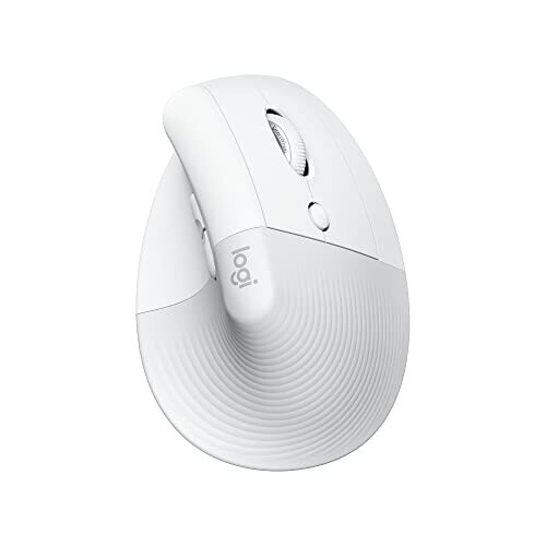 Logitech Ratón - Inalámbrico - Logitech - Elevación Ergonómica Vertical - Blanco - Diestro - Para Mac