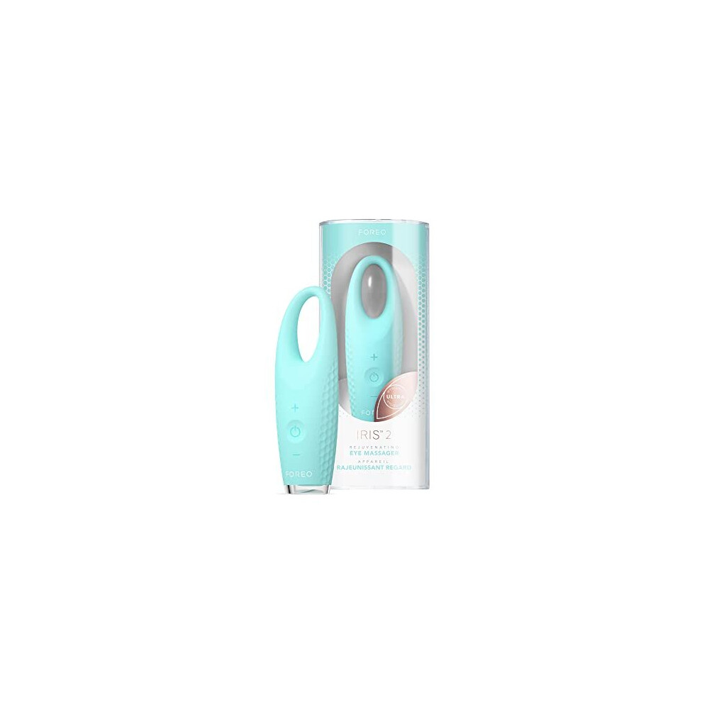 Foreo Dark Iris 2 Rejuvenating Eye Massager For Circles, Puffy Eyes & Frownies Eye Bags Remover Eye Depuffer Lymphatic Drainage Tool Ultra-Hygienic