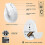 Logitech Ratón - Inalámbrico - Logitech - Elevación Ergonómica Vertical - Blanco - Diestro - Para Mac 7