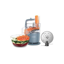 Kenwood, MultiPro Go FDP22.130GY, Food Processor, for Chopping, Slicing, Grating, Pureeing and Kneading Dough, with Express Serve, 1.3L Bowl, Knife