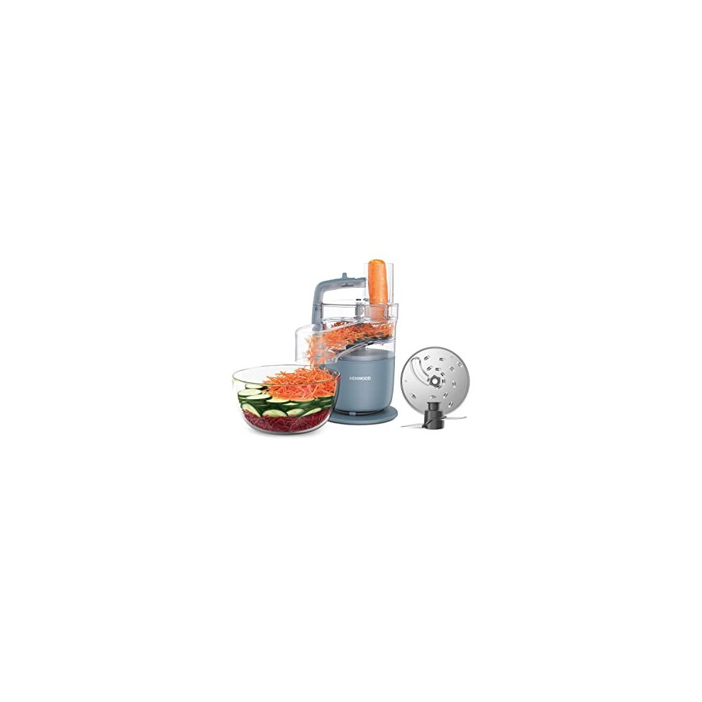 Kenwood, MultiPro Go FDP22.130GY, Food Processor, for Chopping, Slicing, Grating, Pureeing and Kneading Dough, with Express Serve, 1.3L Bowl, Knife