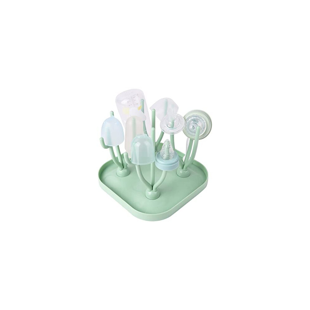 Baby Bottle Drying Rack, Baby Bottle Drain Holder With Detachable Drip Tray, Baby Drying Rack Ideal For Bottles, Teats, Cups, Reusable Baby Vicloon