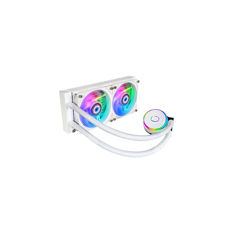 Cooler Master WAK CoolerMaster MasterLiquid PL240 FLUX White(1700/1200/20x, CPU Wasserkühler, Weiss - Bild 4
