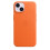 Apple Apple iPhone 14 Leather Case with MagSafe - Orange  2