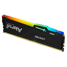 Kingston FURY Beast DDR5 RGB 16GB 5600MT/s DDR5 CL36 DIMM Desktop Gaming Single Module - KF556C36BBEA-16