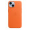 Apple Apple iPhone 14 Leather Case with MagSafe - Orange  1