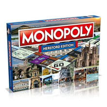 Hereford Monopoly Board Game English Edition, Family Games for ages 8 and up